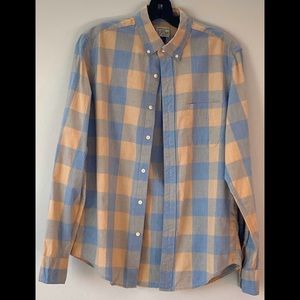 🧡 J. Crew Button Down, Orange/Blue 🧡
